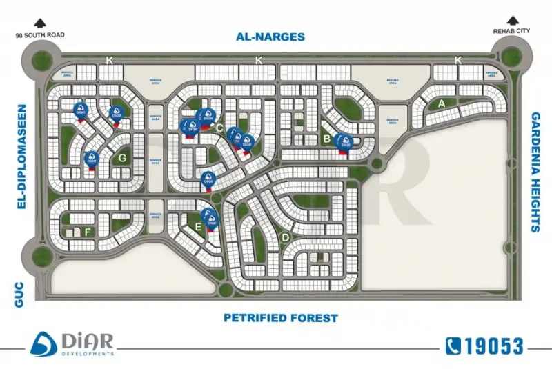Narges District in 5th Settlement