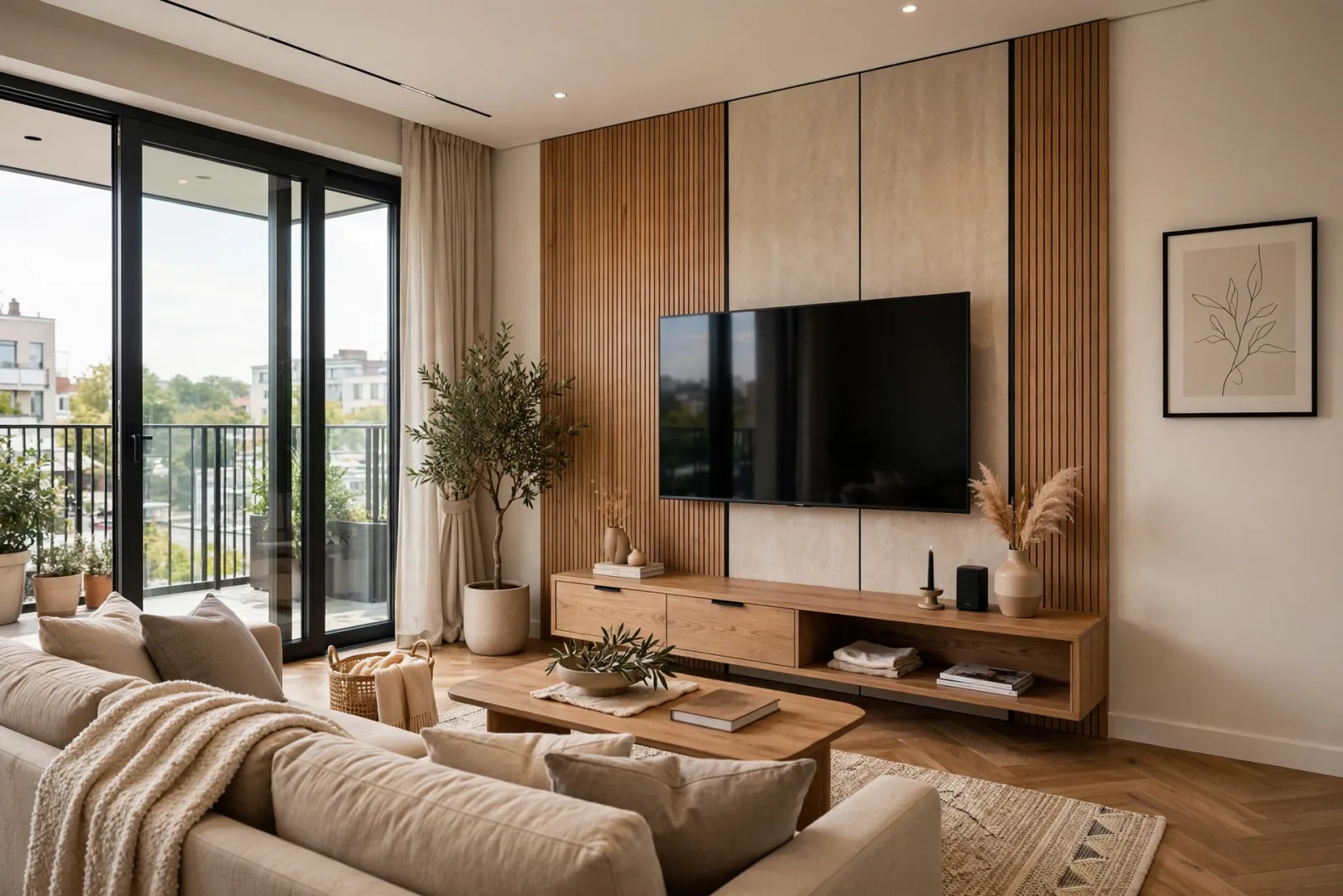 Artistic impression of the living room at Grand Sultan Venus