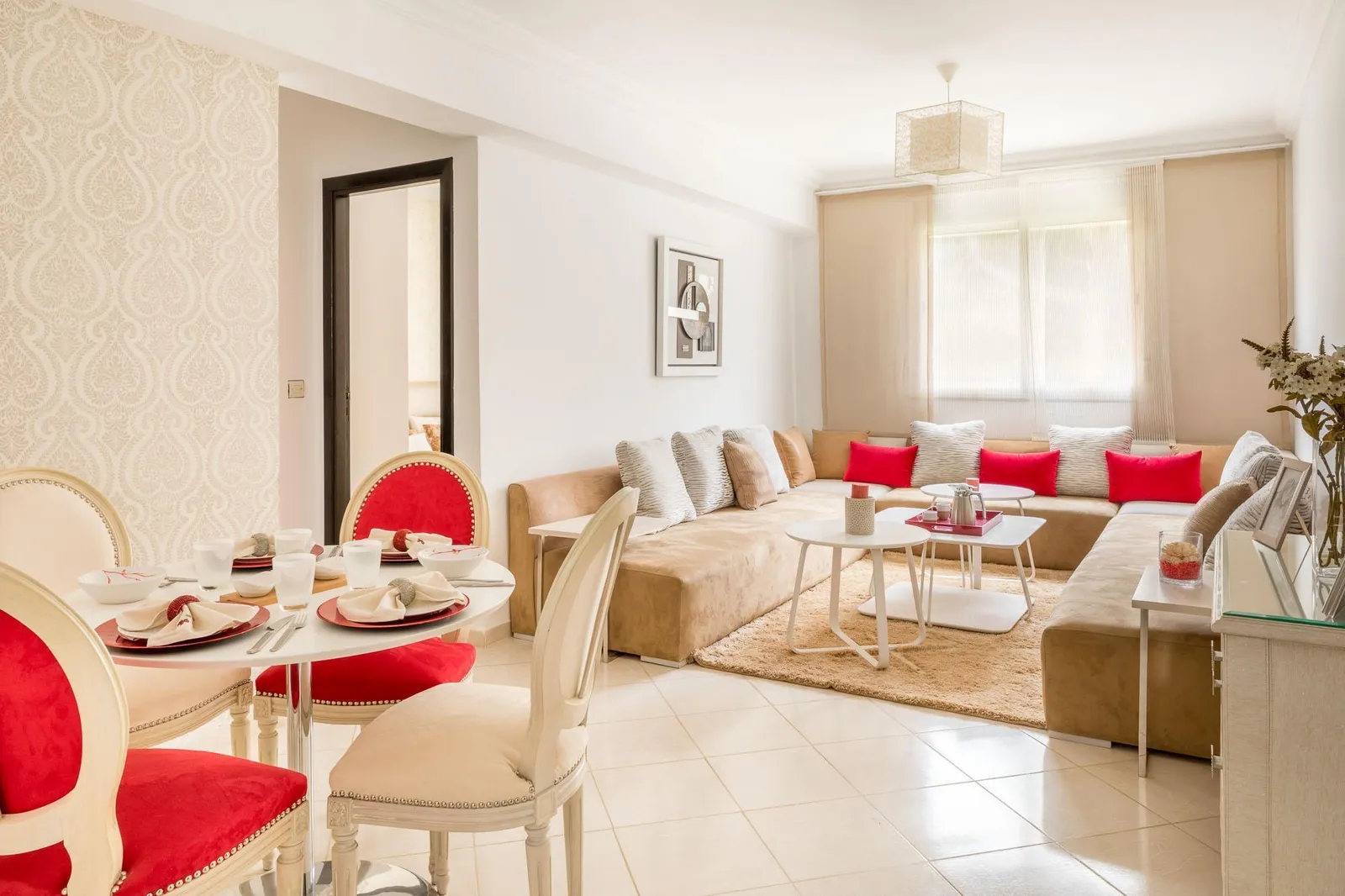 RIAD TANGER : Salon App. Tmoin