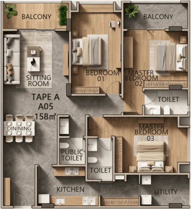Type A Architectural Blueprint