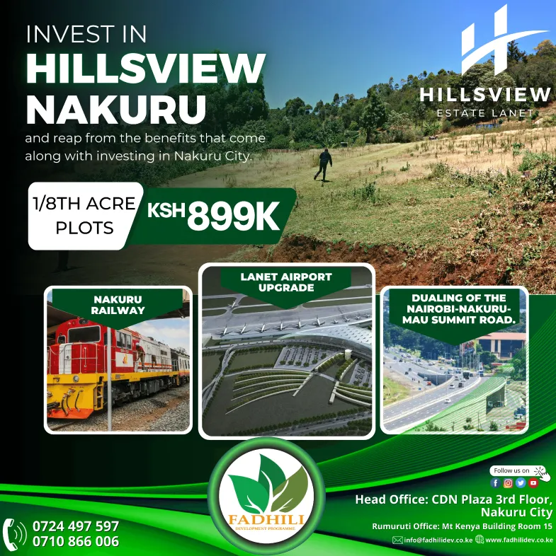 HillsView Estate Lanet — Nakuru