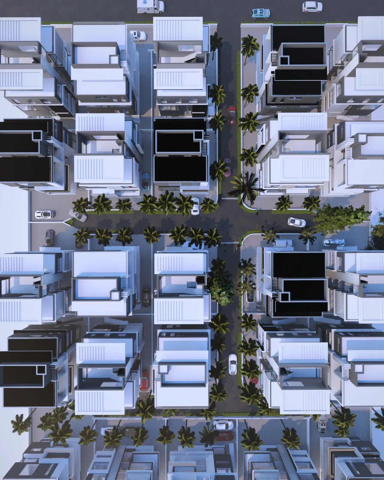 Master 3D Estate Layout