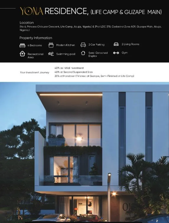 Yona Residence — Abuja