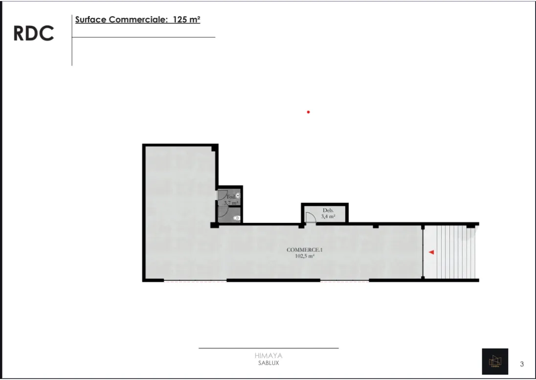 RDC 125 m²