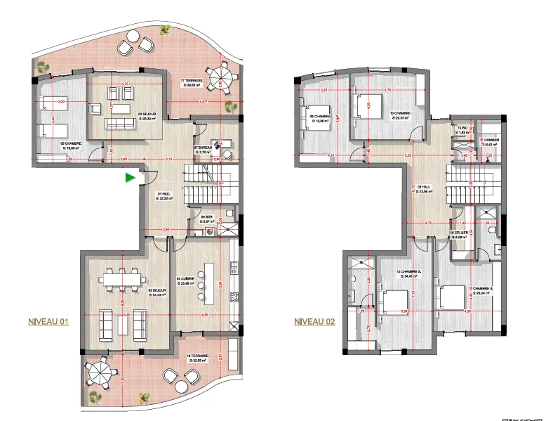 DUPLEX F7 ATTIQUE BLOC A