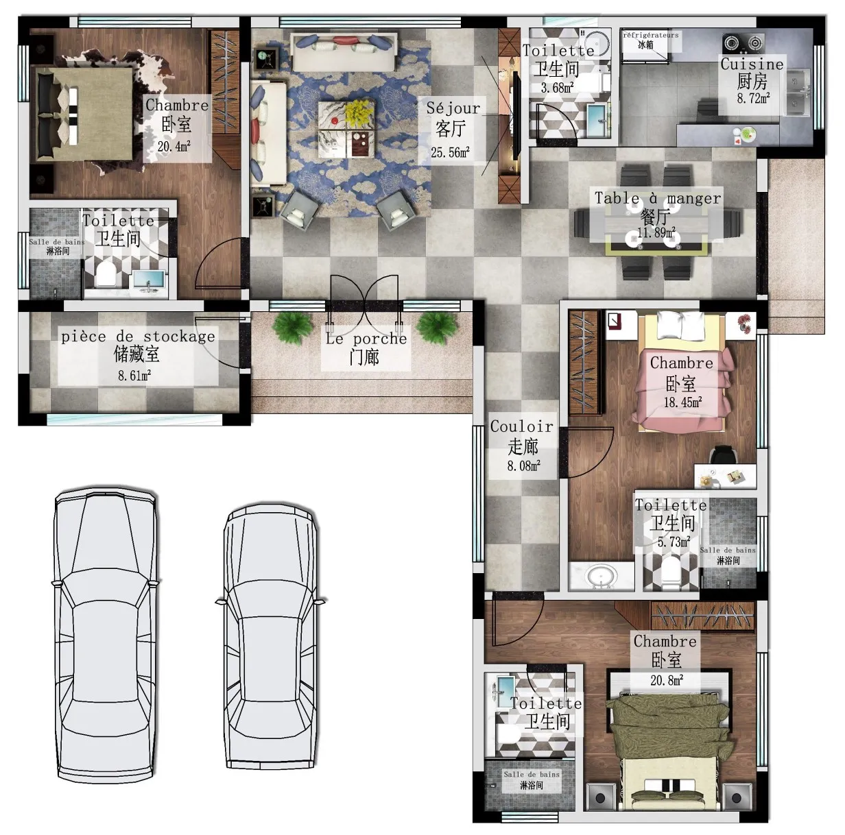 Villa Ebene 3M
