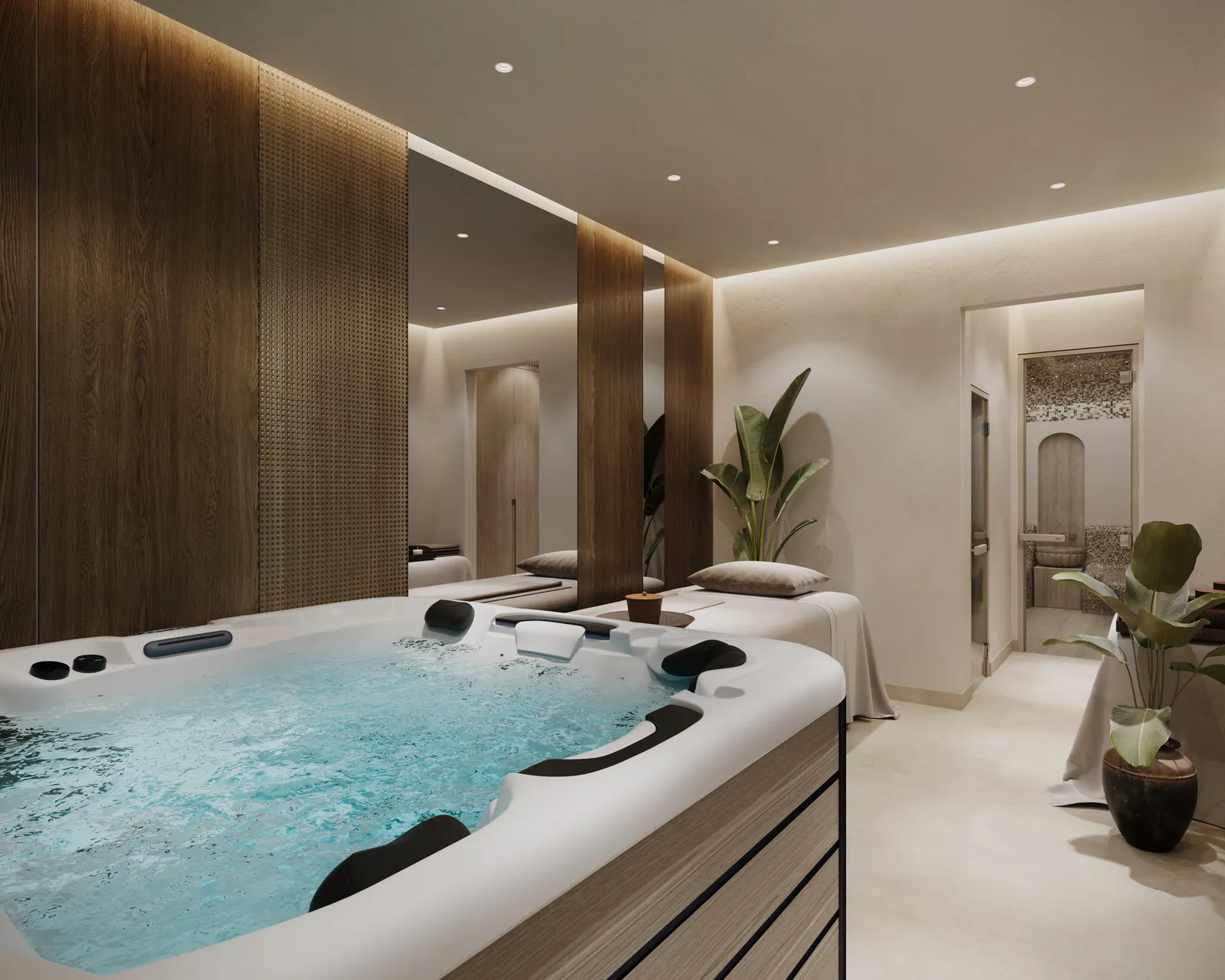 spa villa de luxe