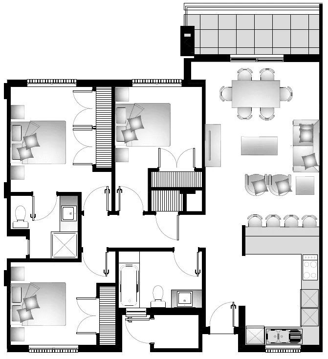 ECO PARK EAST 3 bed 2 bath