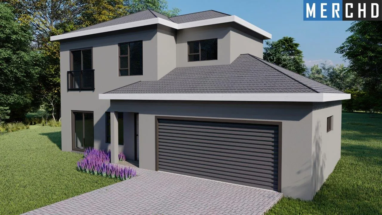 Amanda Hills double storey home illustration D2 (b)