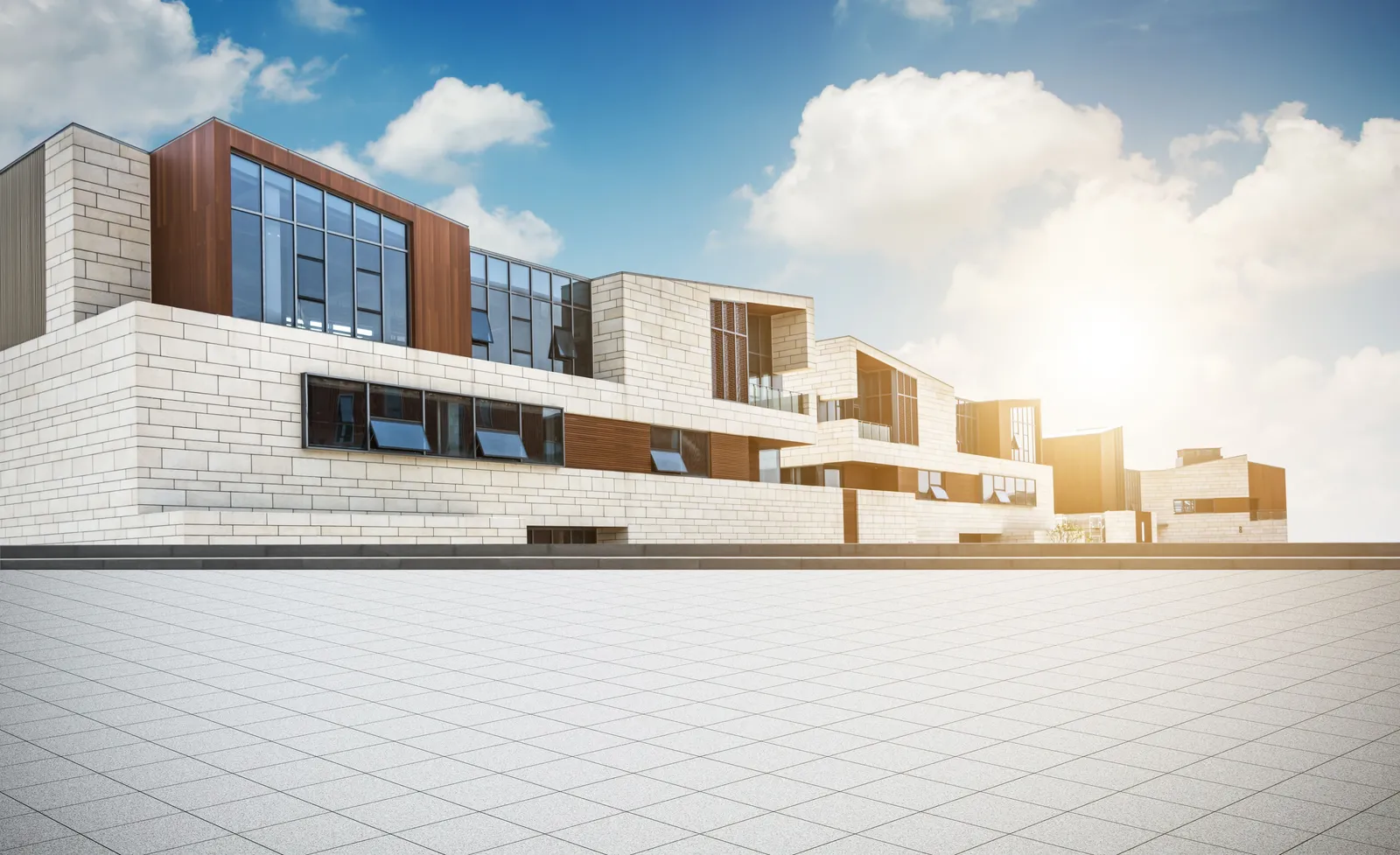 Large modern office building