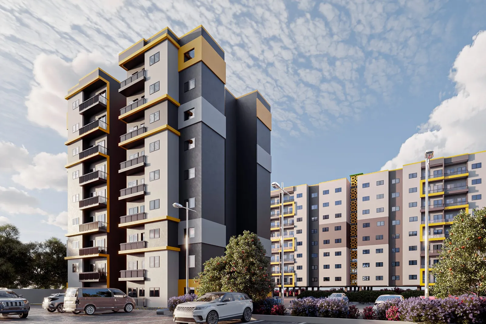 EXT VIEW — Bamburi Greenview Apartments – Phase 1 in Bamburi, Mombasa