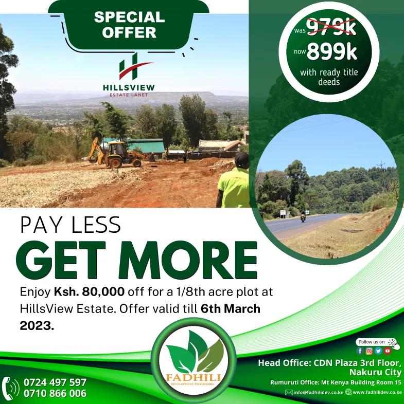 HillsView Estate Lanet — Nakuru