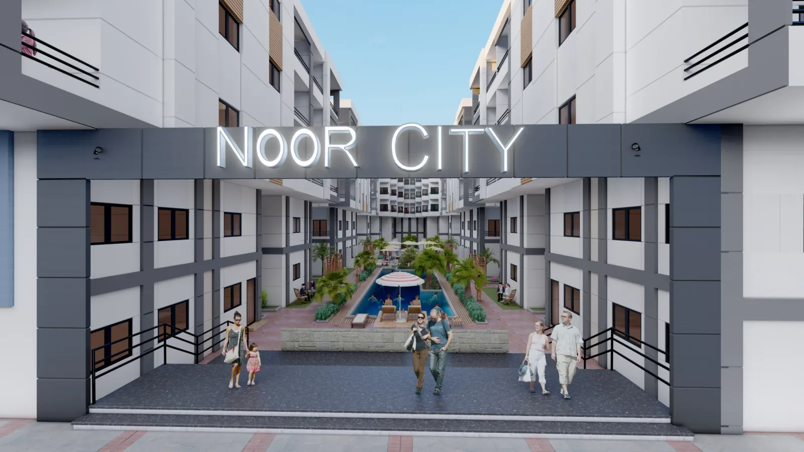 نور سيتي Noor City في الأحياء، الغردقة