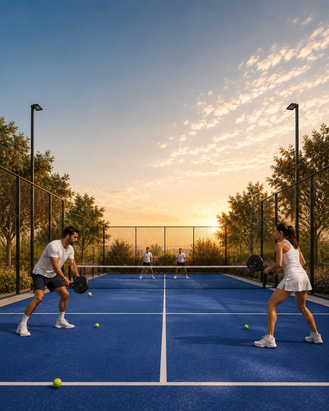 Terrain de padel du villa