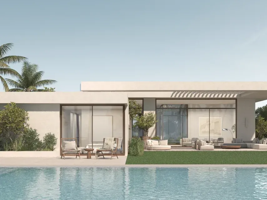 Spacious outdoor living