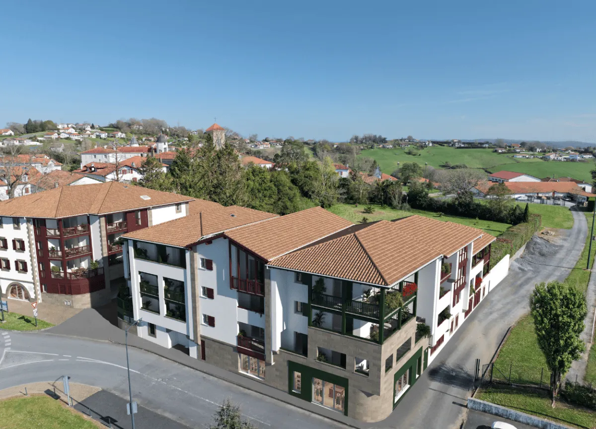Programme immobilier neuf Goiz Argi à Bardos résidence à taille humaine et appartements dans un cadre verdoyant proches de Bayonne