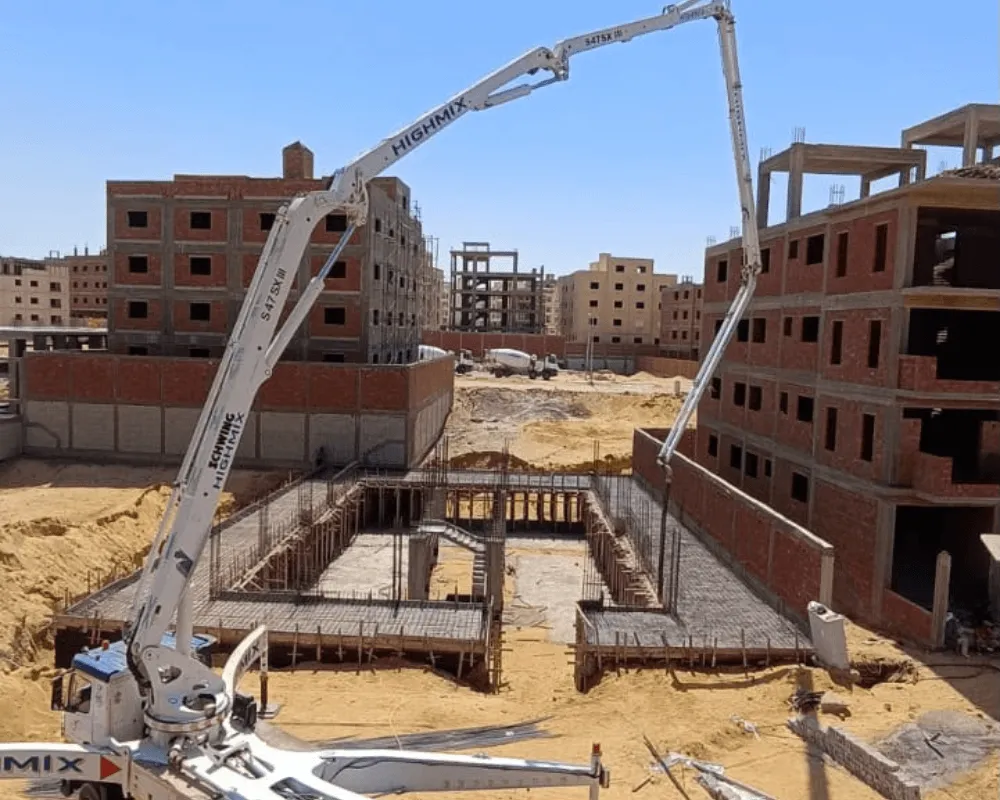 صب سقف المشاية  8-2026