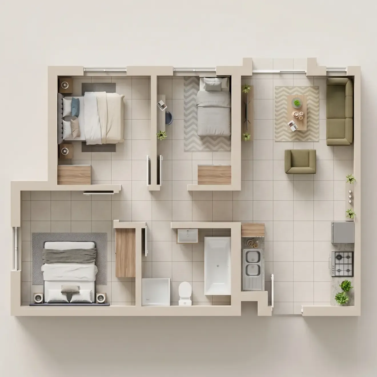 3Bed1Bath_60sqm