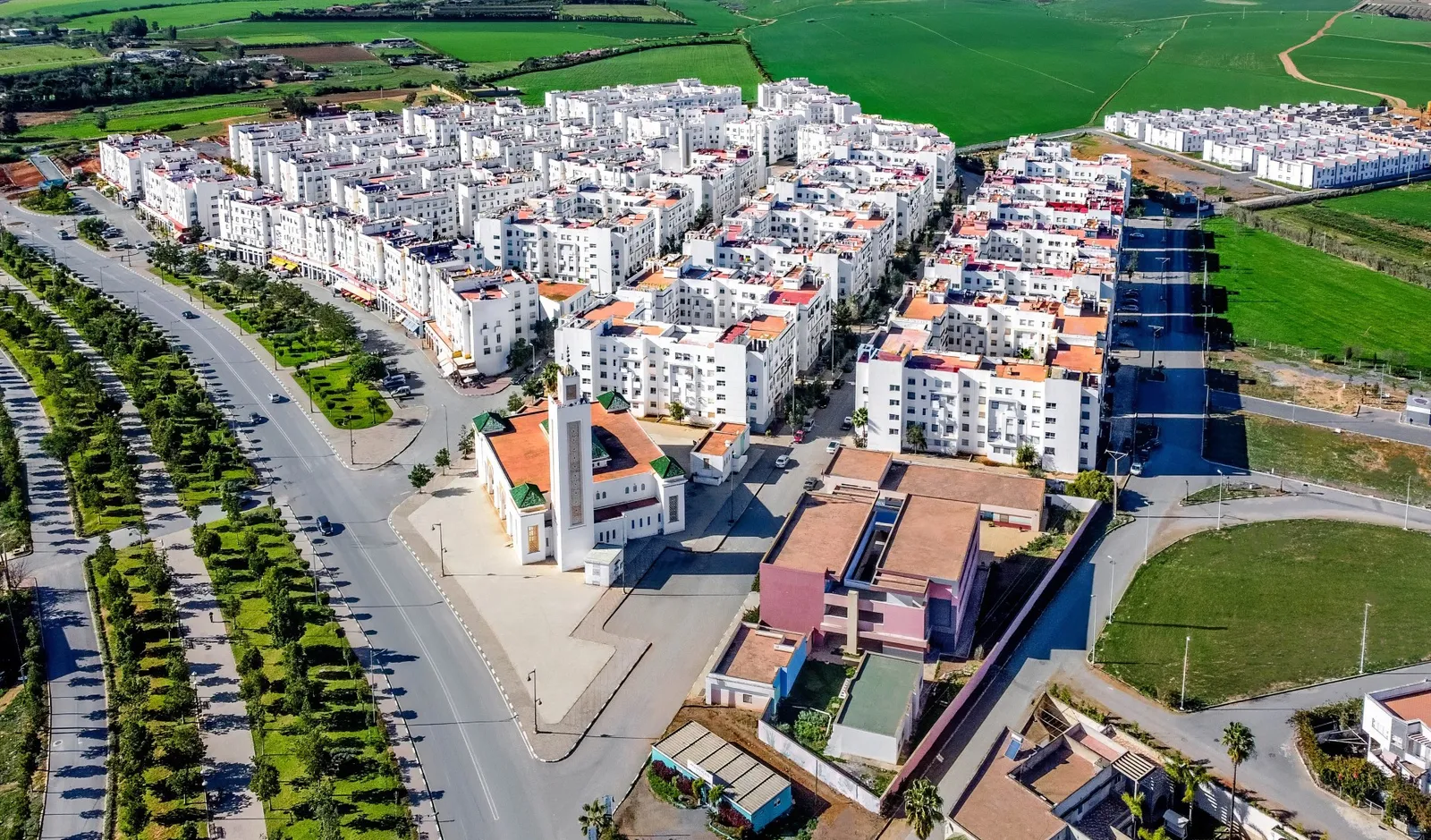 Riad El Kheir : Vue du haut du projet