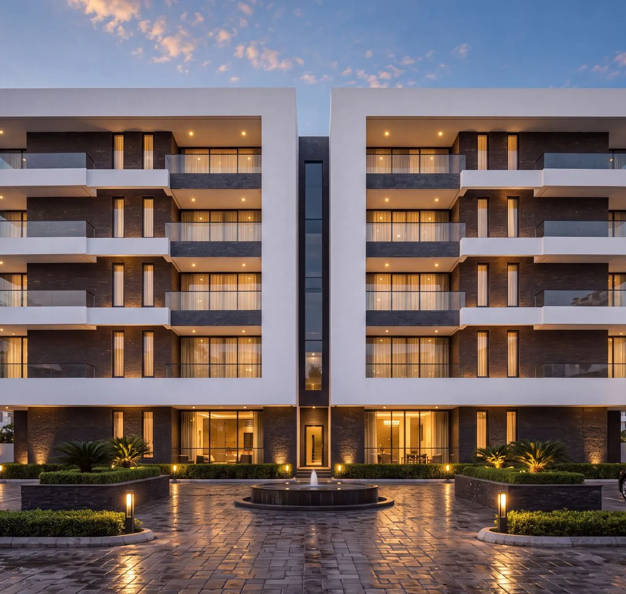 Design visualisation of the Claire Mont apartments