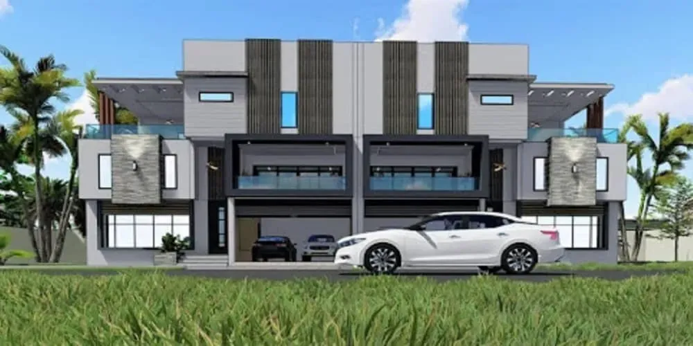 300 SQM - 3 Bedroom Semi-Detached Duplex