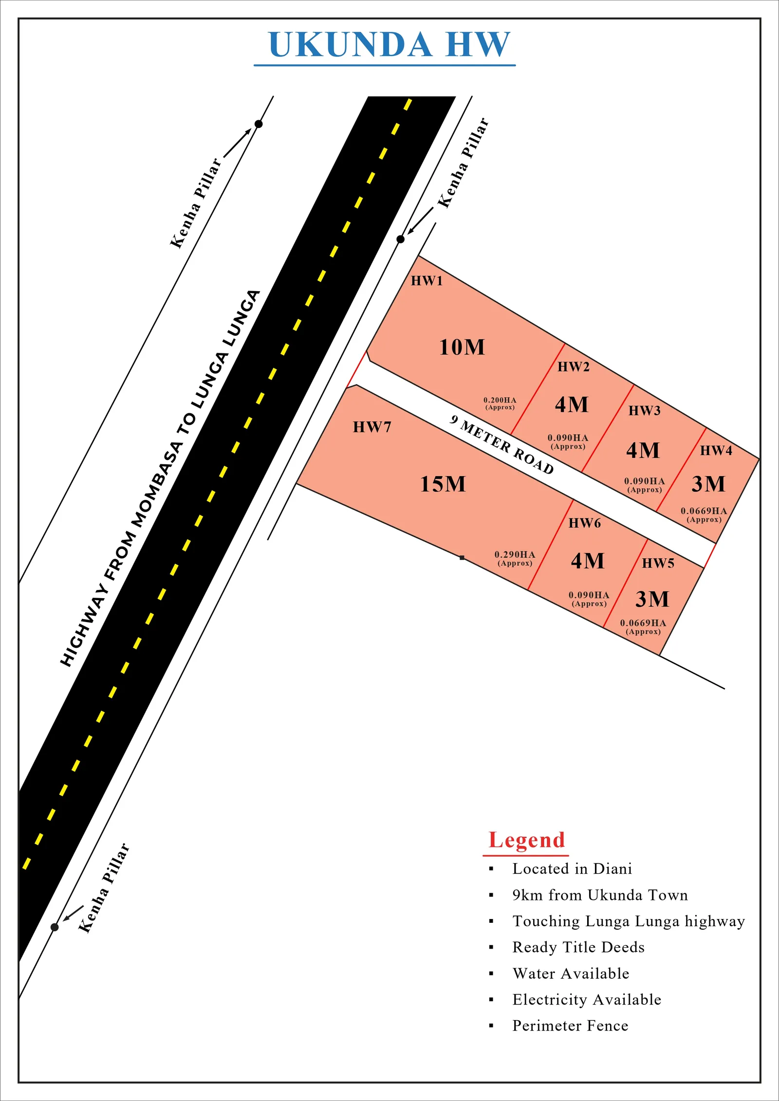 UKUNDA HIGHWAY PLOTS — Ukunda