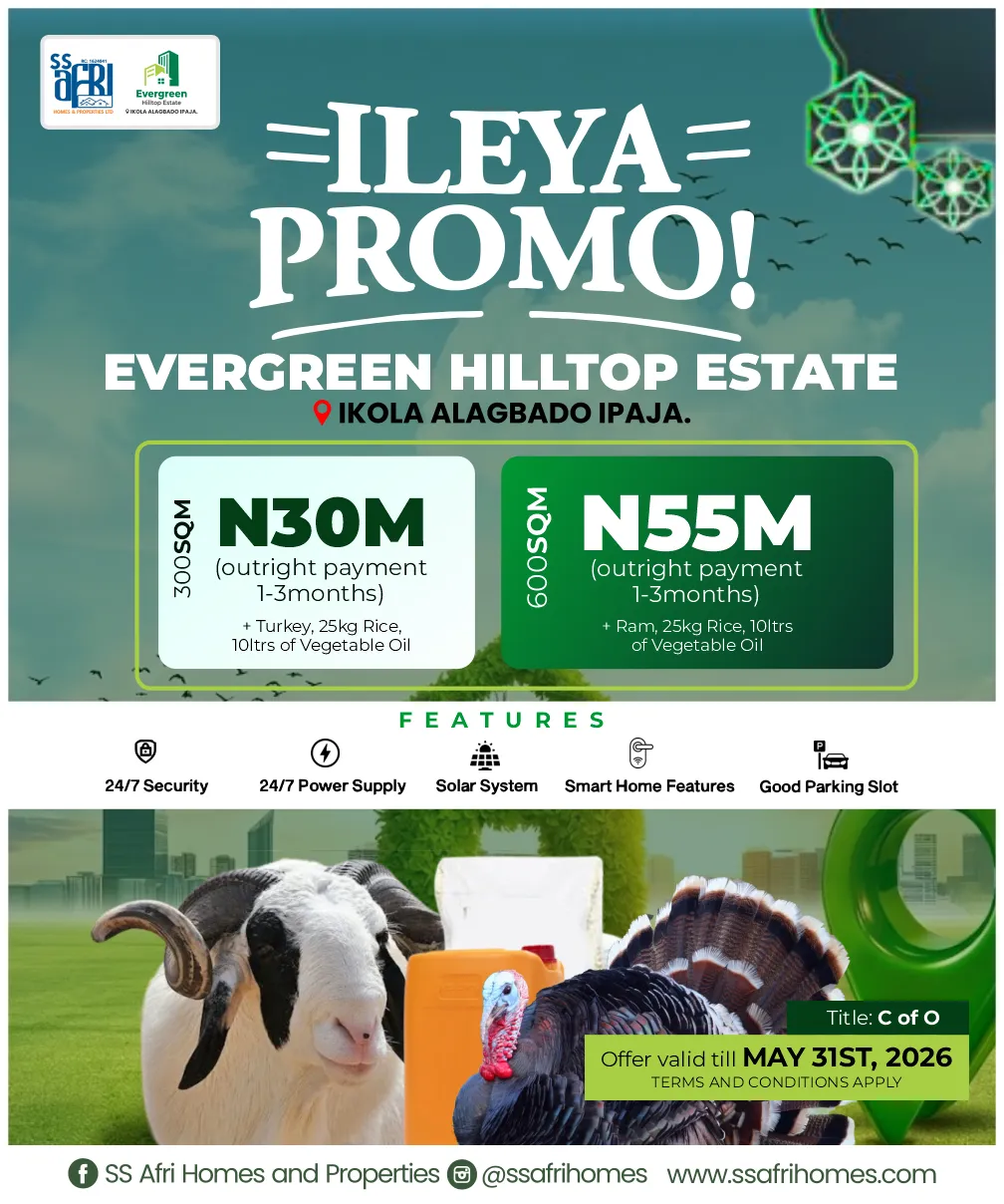 Evergreen Eden Garden Ipaja-Ayobo, Aiyetoro — Lagos