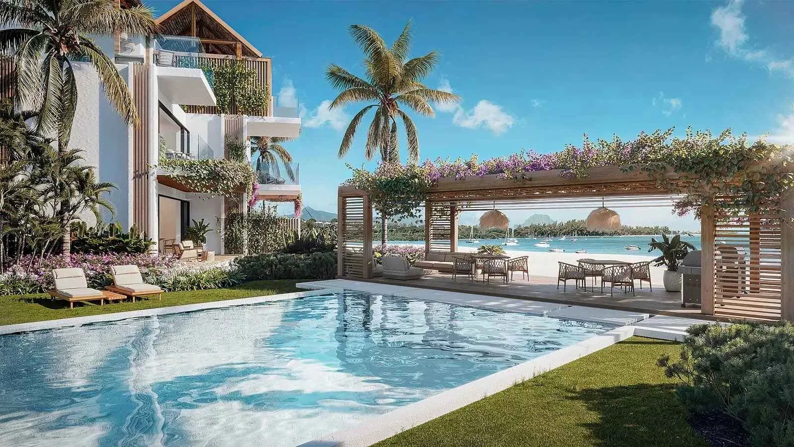 Beachfront Apartments and Penthouses — Rivière Noire
