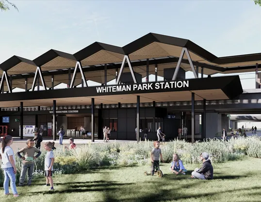 Whiteman Park Station Render