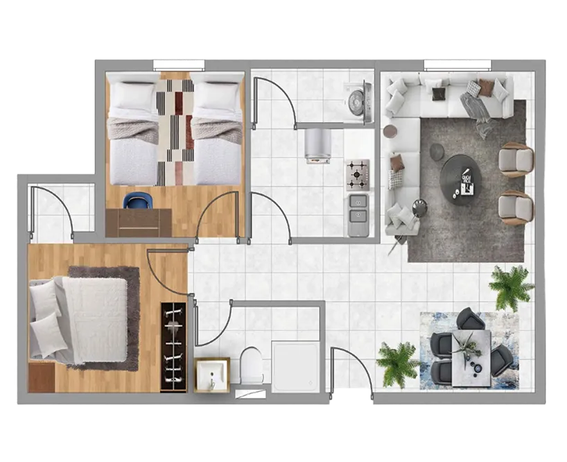 Plan d'appartement