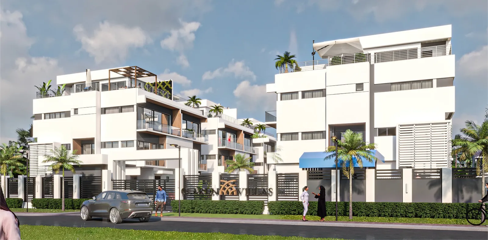 Claren Villas residential development exterior, Ikoyi Lagos