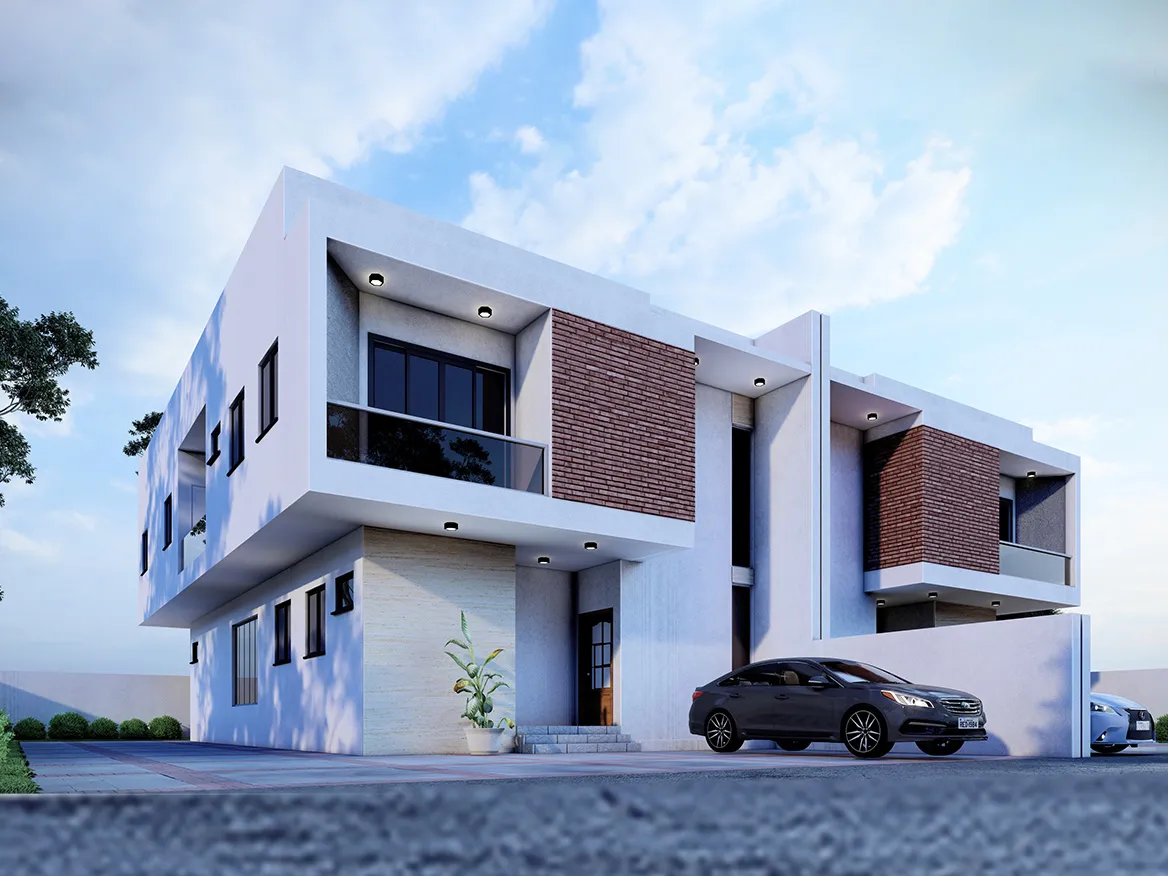 250 SQM Semi-Detached Duplex