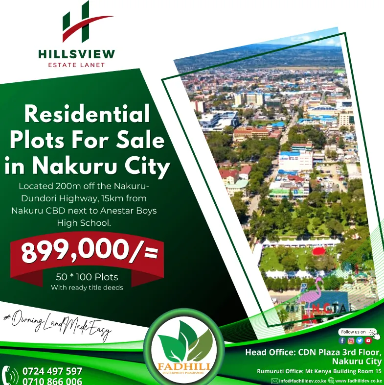 HillsView Estate Lanet — Nakuru