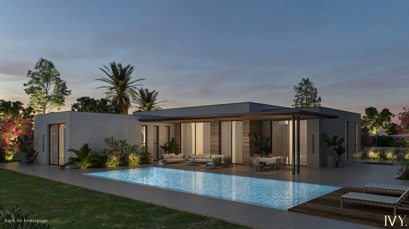 IVY - Luxury Home with Evening Ambiance