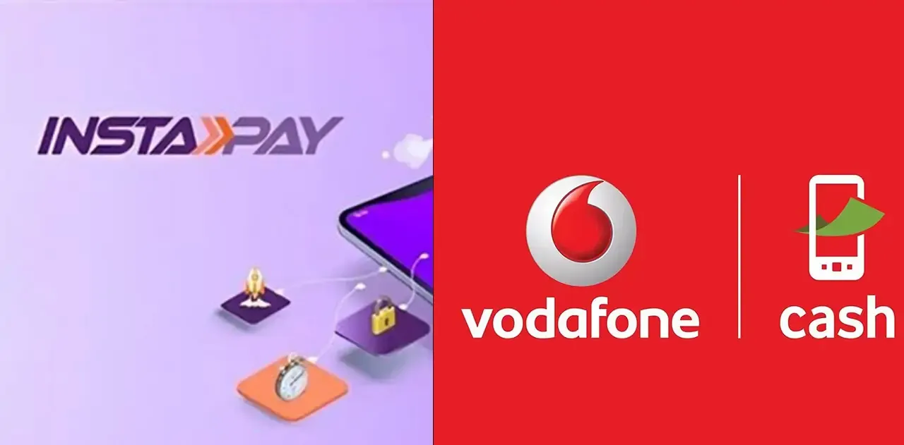 Instapay,Vodafone Cash