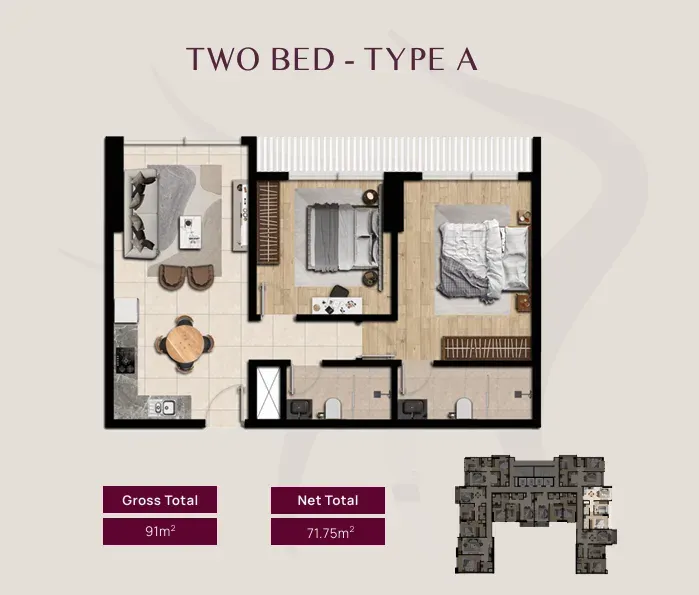 2 Bedroom Apartment For Sale - PUNA 3