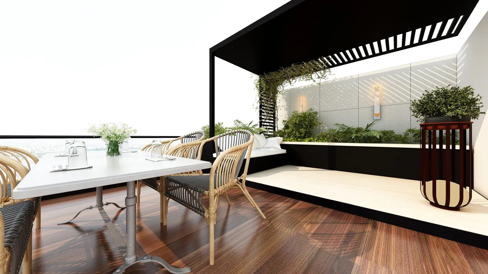 Résidence Vega - rendu 3D terrasse