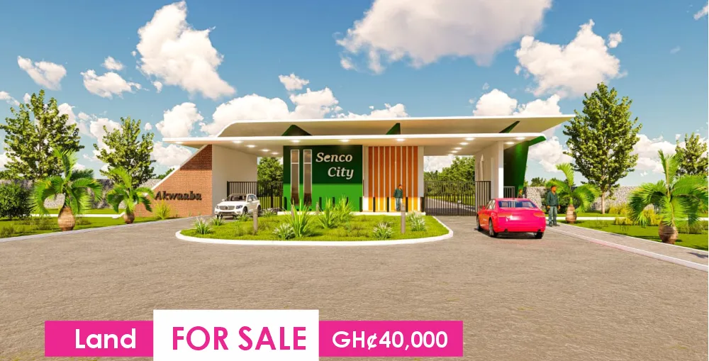 Land for sale at Senco City, Winneba Junction — Winneba