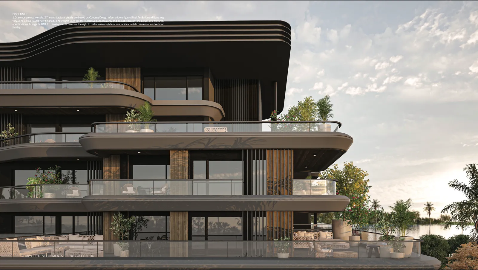 The Collection - Modern Architecture with Curved Balconies