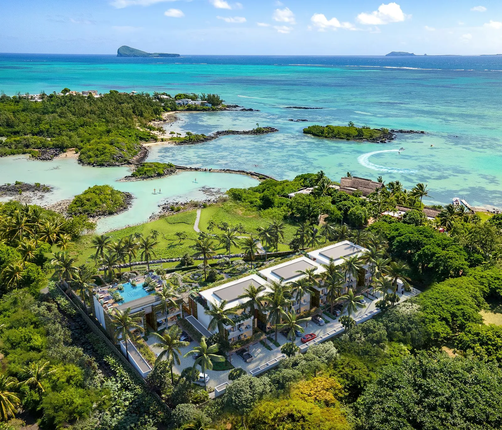 Waterfront Apartments and Penthouses with High-End Amenities in Calodyne, Mauritius