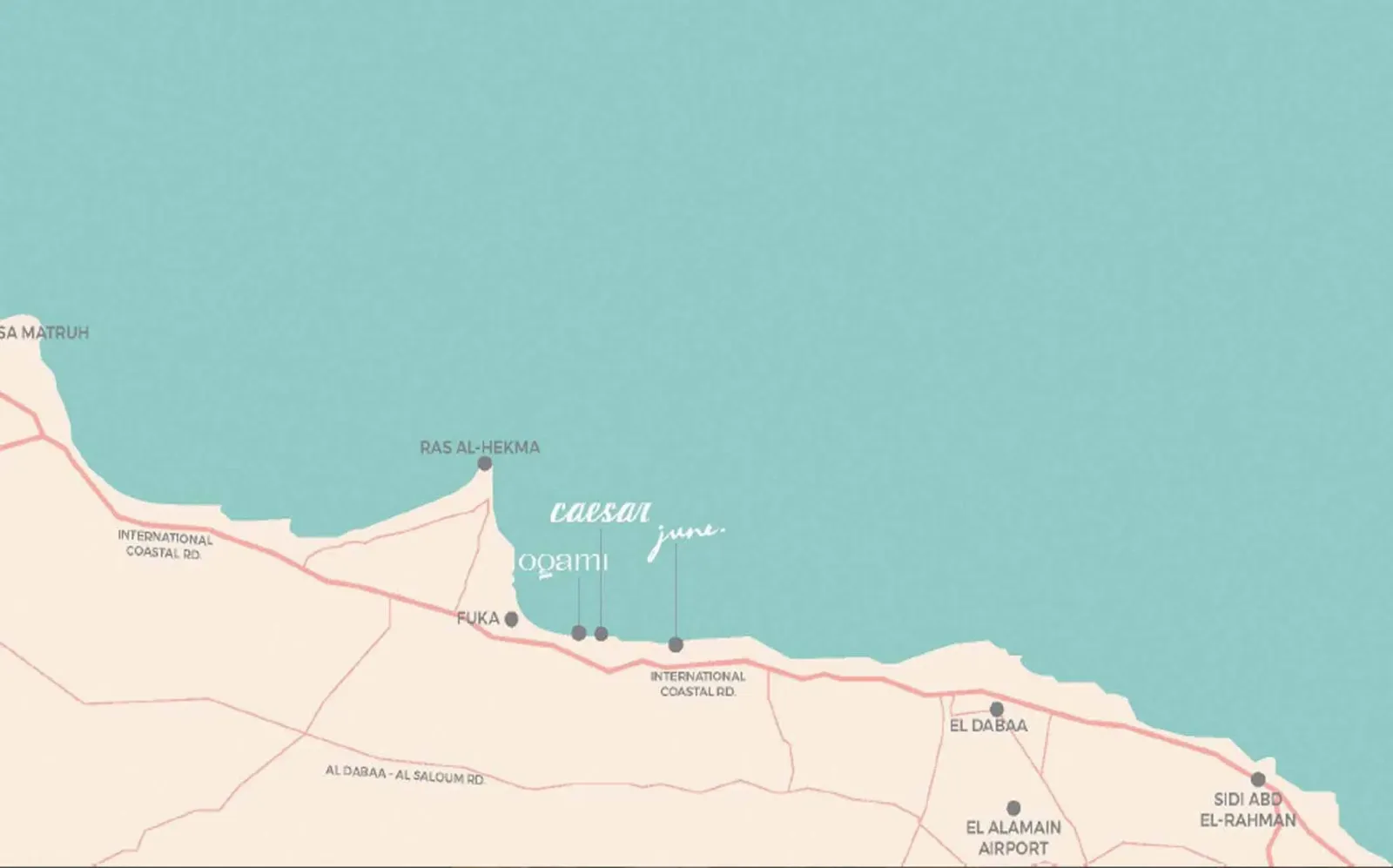 موقع أوجامي الساحل الشمالي لشركة سوديك