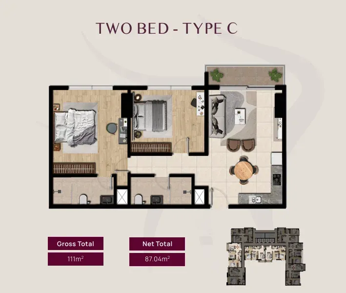 2 Bedroom Apartment For Sale - PUNA 1