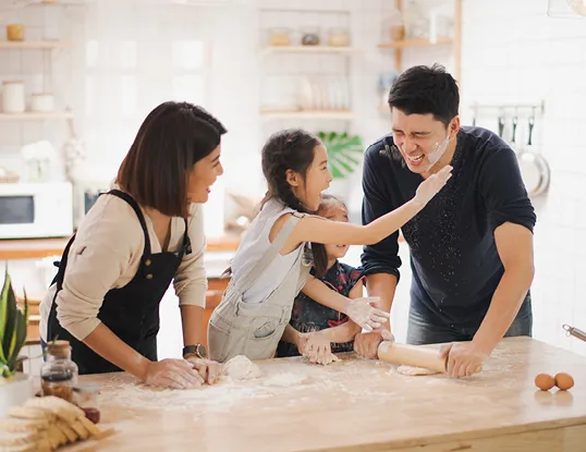Family cooking
