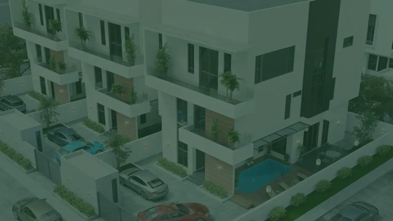 Ibiza Residence aerial view, Life Camp Abuja
