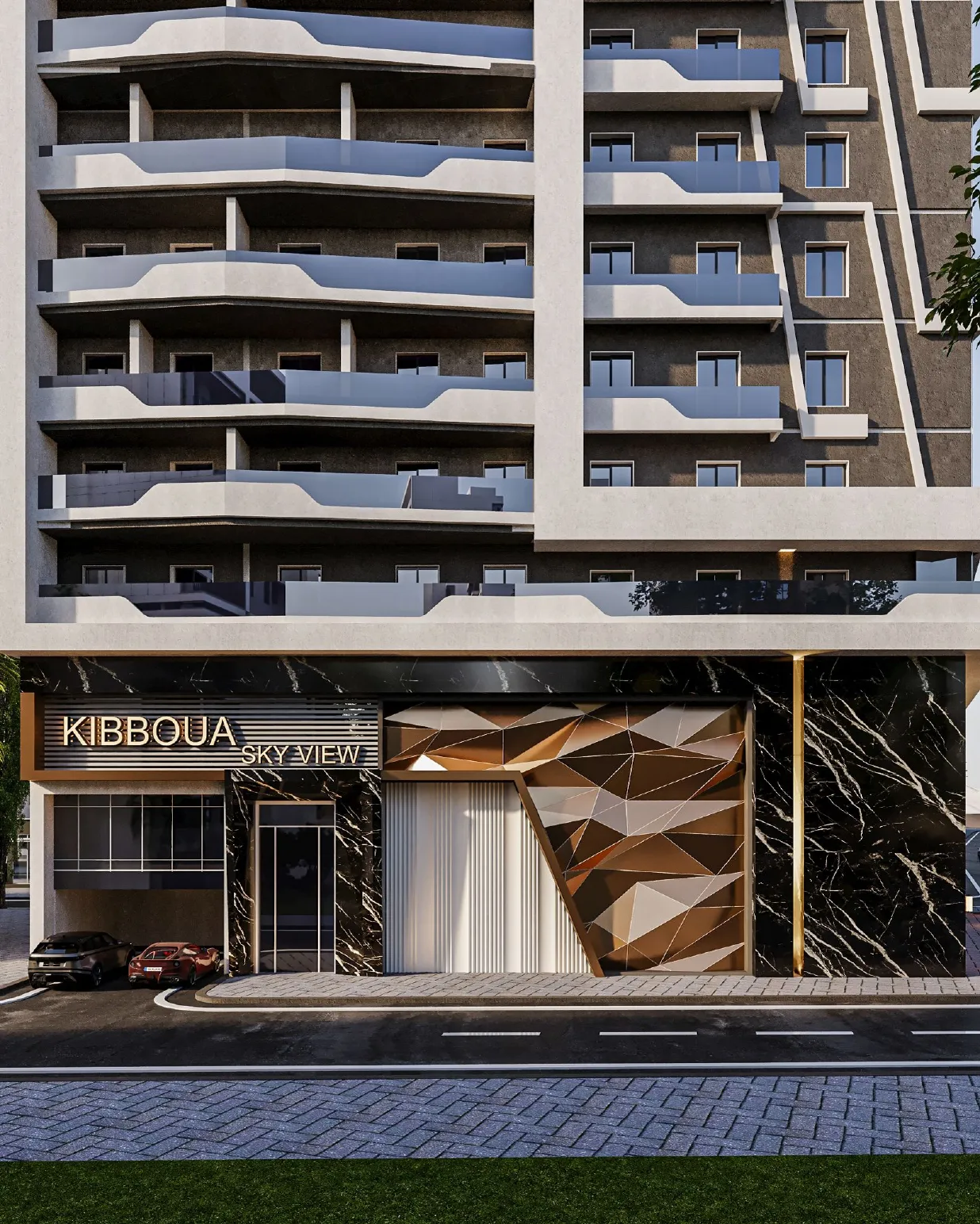 Sky View — facade