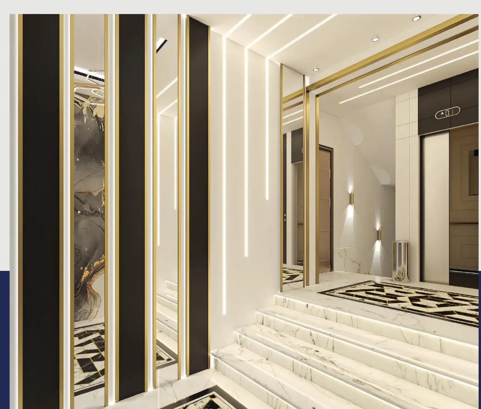A 34 — Beit El Watan — Lobby & staircase