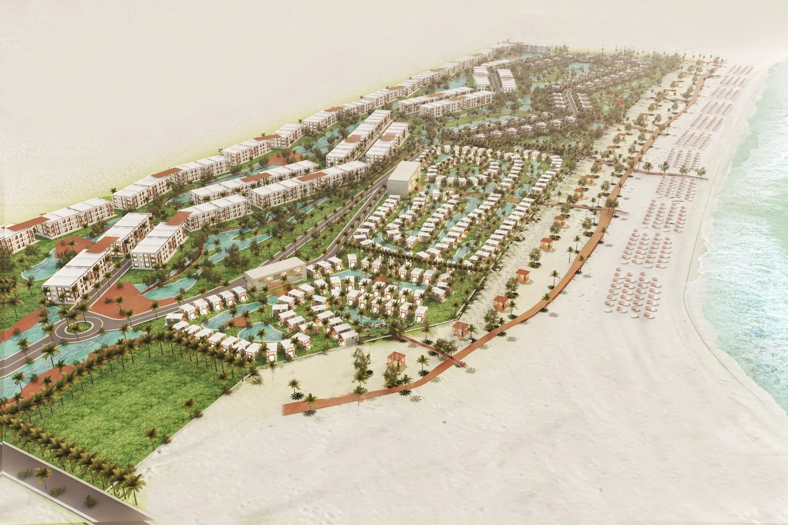 Masirah Resort Aerial View