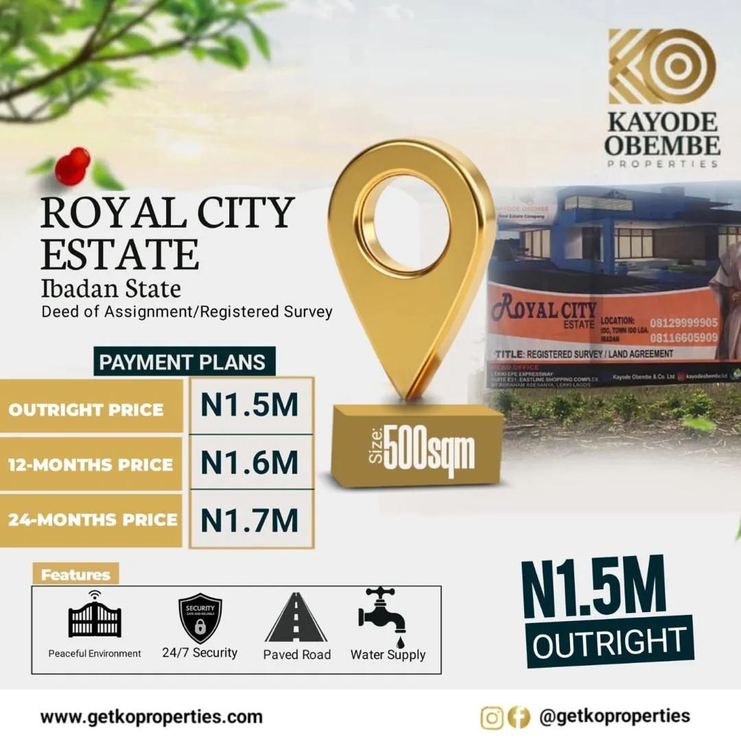 Royal City Estate – Ibadan — Ibadan