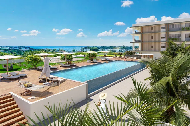 nouveau programme immobilier avec emplacement exceptionnel appartements vue mer à la Croisette Grand Baie Ile Maurice THE DECK