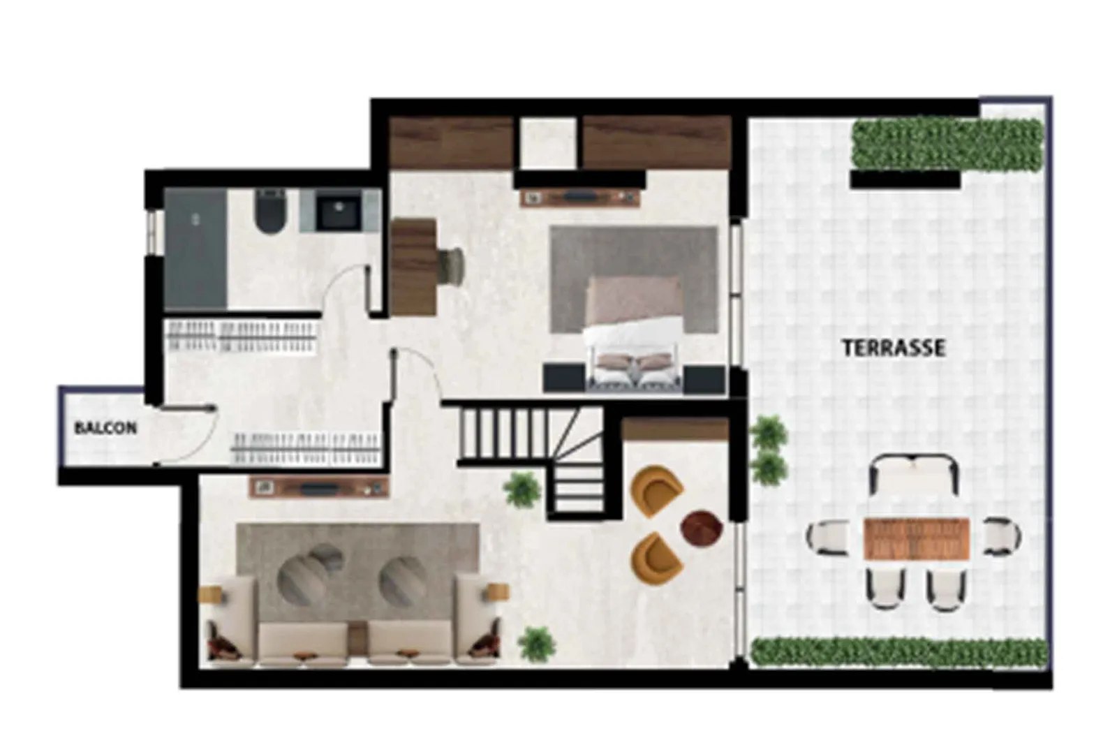 Duplex F6 Résidence GUADALEST